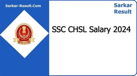 Ssc Chsl Salary Post Salary Structure Job Profile Sarkari Result