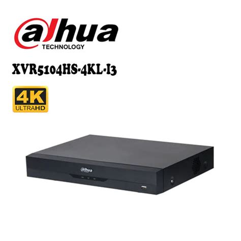 DVR 4 CANALES 4K DAHUA XVR5104HS 4KL I3 Tecno Mayorista