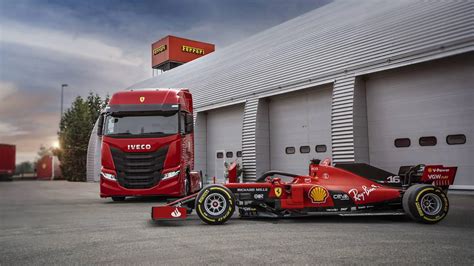 Los camiones Iveco se suman a la flota de Ferrari para Fórmula 1 El