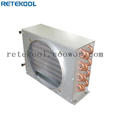 Cd Air Cooled Copper Tube Condenser With Cover Coowor