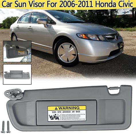 Hot Car Sun Visor Front Left Driver Side For Honda Civic 2006 2011 J99