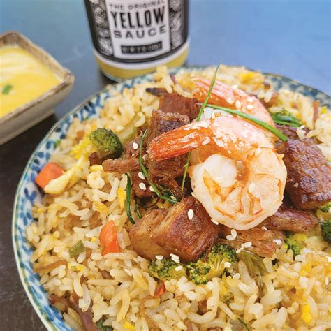 Surf N Turf Yellow Fried Rice Gojo Japanese Foods