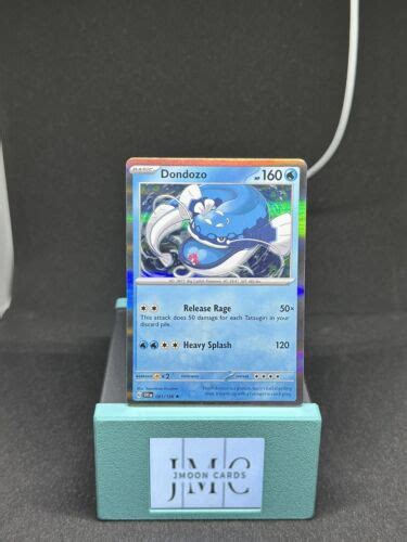 Pok Mon Tcg Dondozo Scarlet Violet Base Set Holo Holo Rare