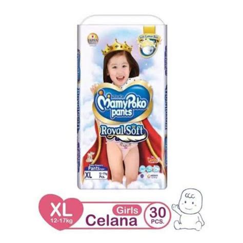 Jual Mamypoko Royal Soft Pants Girls Xl Ukuran Xl Bb Kg