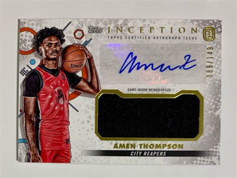 2022 23 Topps Inception OTE Overtime Elite Basketball Inception