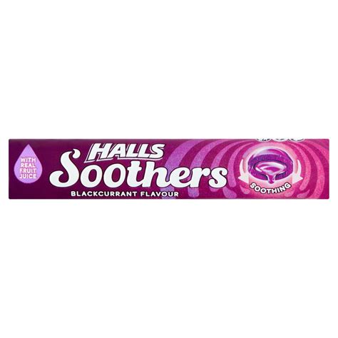 Halls Soothers Blackcurrant Sweets 45g British Online