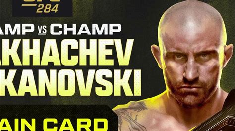 Ufc 284 Islam Makhachev Vs Alexander Volkanovski En Vivo Repetición