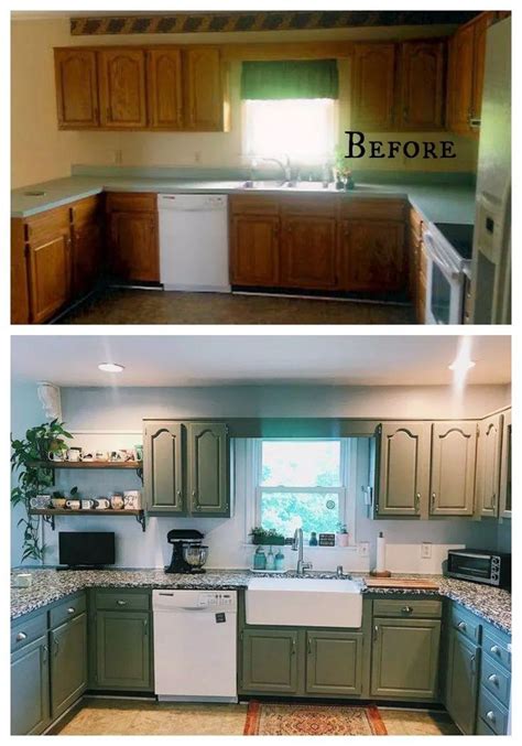 27 Inspiring Kitchen Makeovers- Before and After - Nesting With Grace | Diy kitchen renovation ...