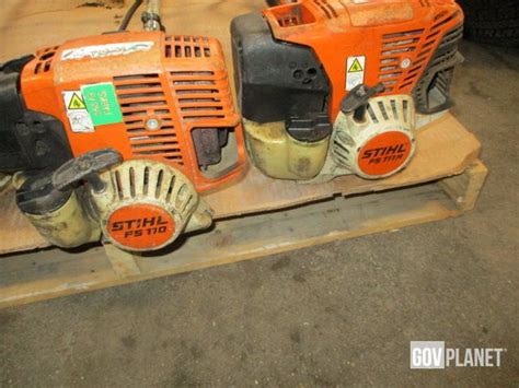 Surplus Four Total Stihl String Trimmers Fs110 And Fs111 Line Trimmer In Cincinnati Ohio