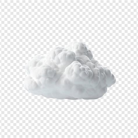 Nuage Png Isolé Sur Fond Transparent Psd Généré à Base Dia