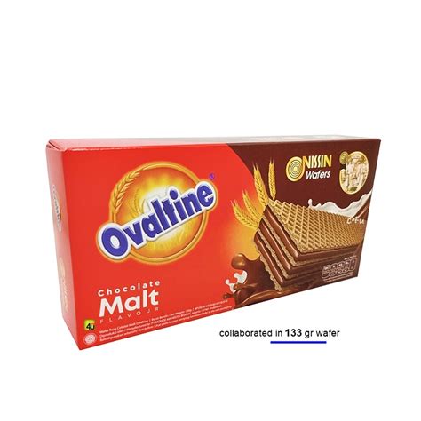 Nissin Ovaltine Wafer Smooth Chocolate Malt Wafer Gr Shopee