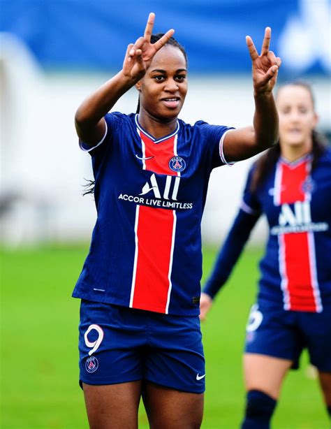 Marie Antoinette Katoto Of Paris Saint Germain Celebrates Her Goal