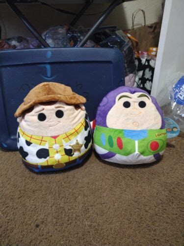 Squishmallow Disney Pixar Buzz Lightyear And Sheriff Woody Plush