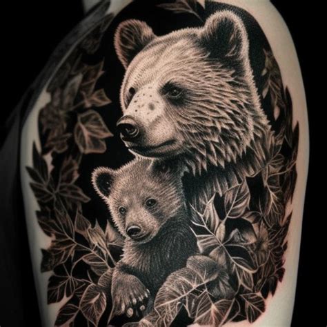 56 Bear And Cub Tattoo Ideas - TattooClue.com