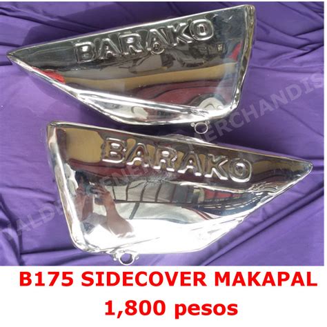 Barako 175 Side Cover Stainless Pair Barako Logo Lazada PH