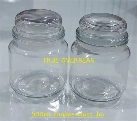 Ml Yankee Glass Jar For Dry Fruits Storage At Rs Piece In