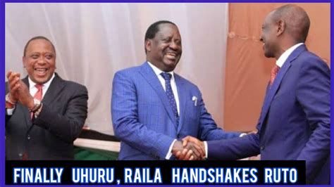 Raila Uhuru Meets Ruto And Calls Off Mass Demonstrations Today