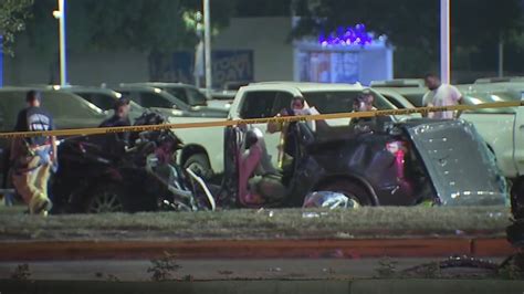 Woman In Critical Condition After Houston Police Officers Crash Into