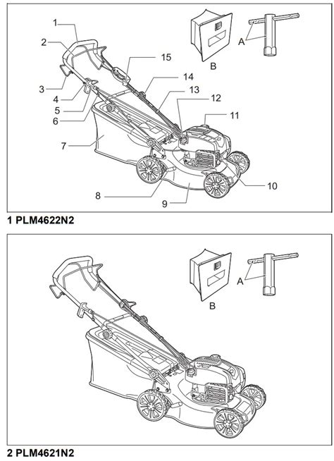 Makita Plm N Petrol Lawn Mower Instruction Manual