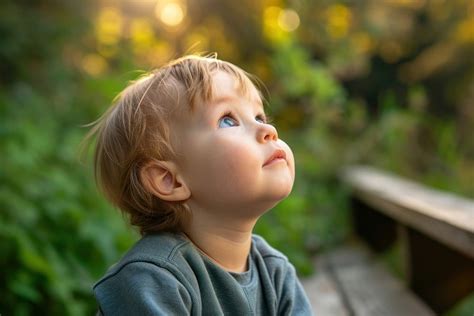 Toddler portrait outdoors looking. | Premium Photo - rawpixel