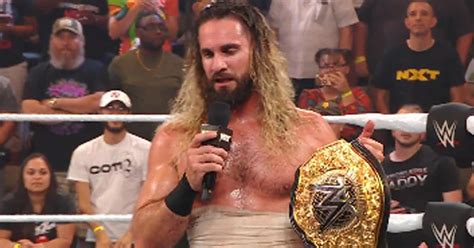 Watch Wwe S Seth Rollins Address The Fans After Nxt Gold Rush Went Off