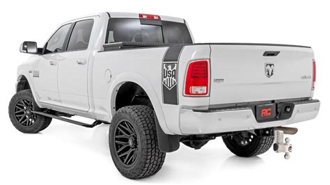 Rough Country Power Running Boards Dodge Ram 3500 2011 2024 Rsbd308