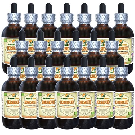 Horehound Marrubium Vulgare Tincture Organic Dried Herb Liquid