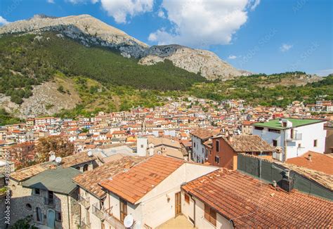 Celano, Italy - a picturesque villages of the Apennine Mountains ...