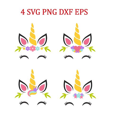 Unicorn Birthday Svg Bundle Unicorn Svg Birthday Svg Birthday Girl