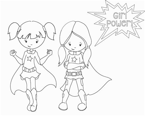 Superhero Printable Coloring Pages Girl Superhero Printable Coloring Pages Master And Bitslice