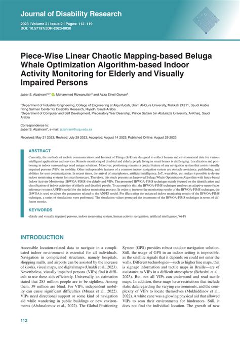 Pdf Piece Wise Linear Chaotic Mapping Based Beluga Whale Optimization