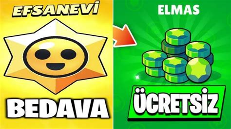 Brawl Stars ücretsiz elmas ve Star hediyesi OHA YouTube