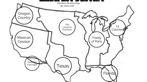 Manifest Destiny Map by eliza coit on Prezi