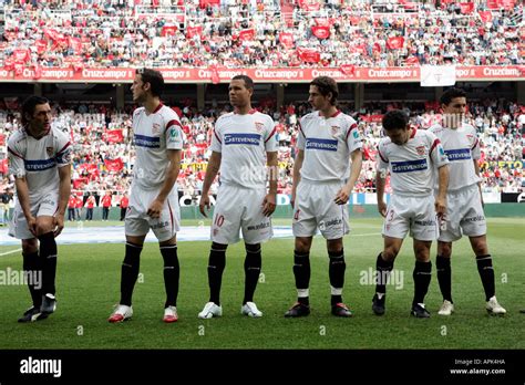 Sevilla Fc Squad Stock Photo Alamy