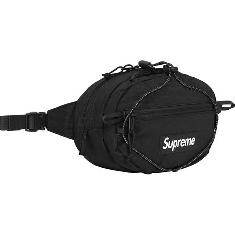 Supreme Waist Bag Black Fw20 Hype Vault