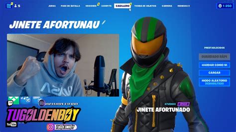 SKIN JINETE AFORTUNADO Fortnite Review YouTube