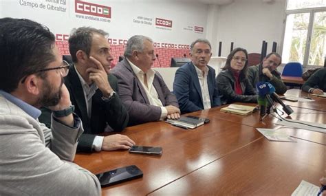 Enrique Santiago en Algeciras La seguridad ciudadana es una cuestión