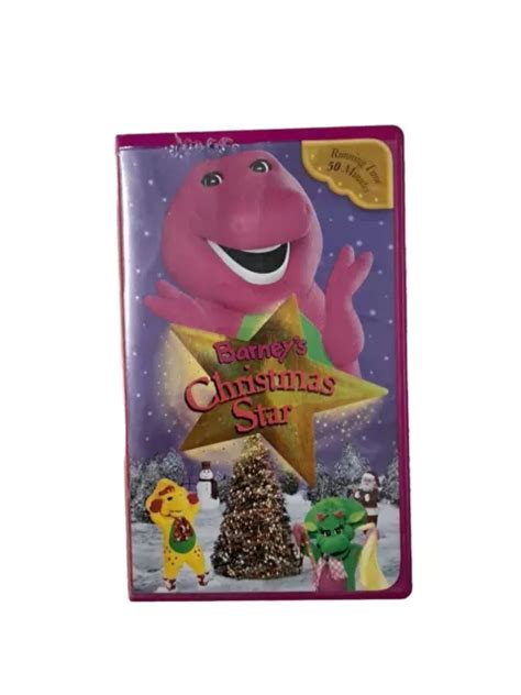 Barneys Christmas Star Vhs 2002 Purple Clamshell 1961 Picclick Ca