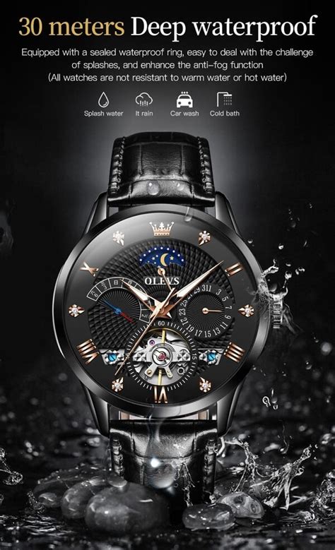 Olevs High Quality Movement Automatic Mechanical Sports Watch