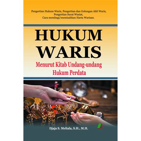 Jual Buku Hukum Waris Menurut Kitab Undang Undang Hukum Perdata