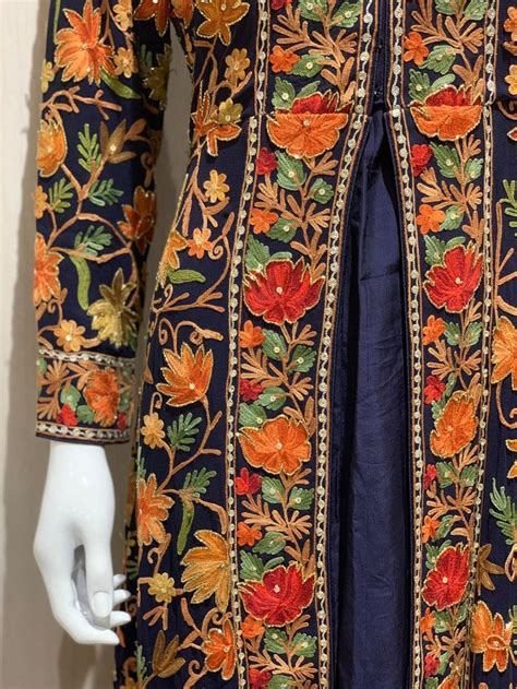 Women Coat Kashmiri Jacket Kashmiri Embroidery Traditional Jacket