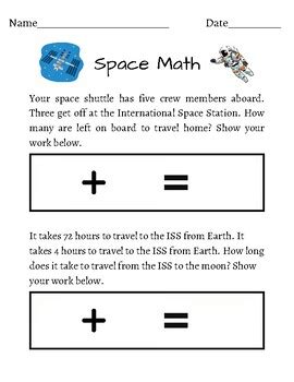 Space Math Word Problems By Messiness And Magic TPT