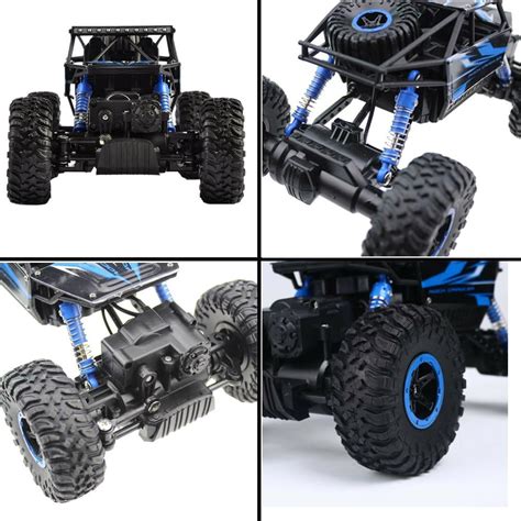 Camión monstruo de 2 4Ghz 4WD todo terreno RC Rock Crawler con 2