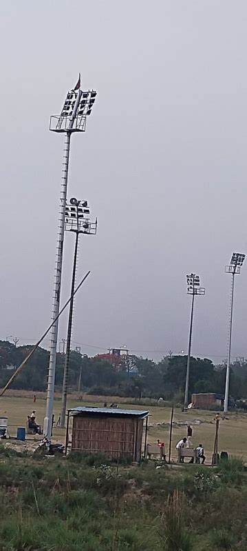 High Mast Stadium Lighting Pole Certification Iso 9001 2008