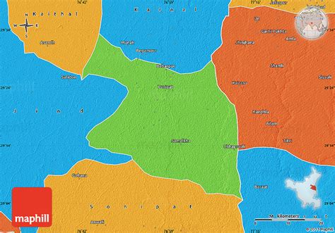 Political Map of Panipat