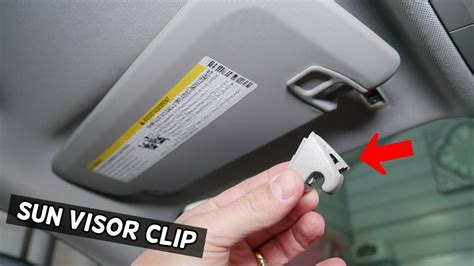 Chevrolet Cruze Sun Visor Hanging Fix Sunshade Sun Visor Clip Removal