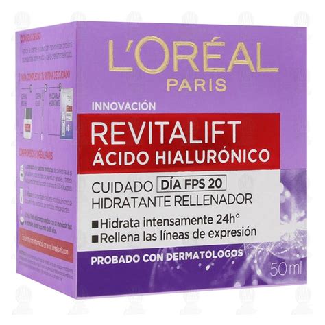 Crema Facial L Or Al Revitalift Cido Hialur Nico Cuidado D A Con Fps