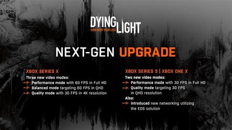 Dying Light Next-gen Patch for Xbox Series X/S Finally Available - gamepressure.com