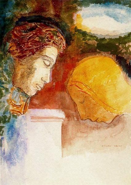 The Blessing Odilon Redon Wikiart Org Artistas Arte Pintura Arte