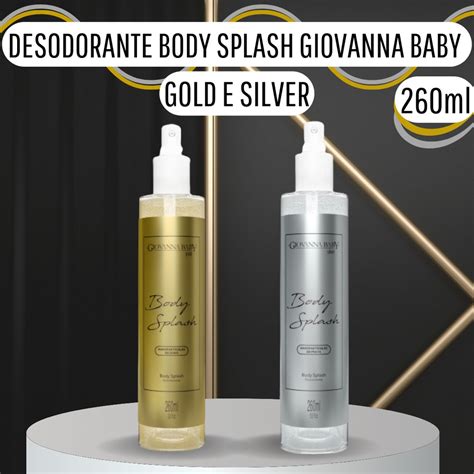 Body Splash Giovanna Baby Silver E Gold 260ml Shopee Brasil